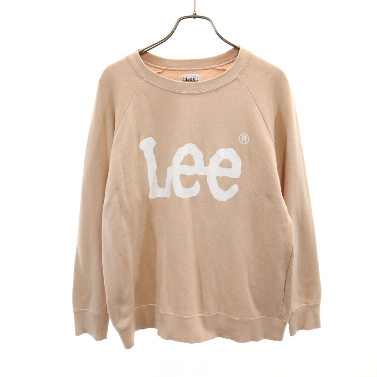 Lee リー 長袖 スウェット トレーナー L ベージュ