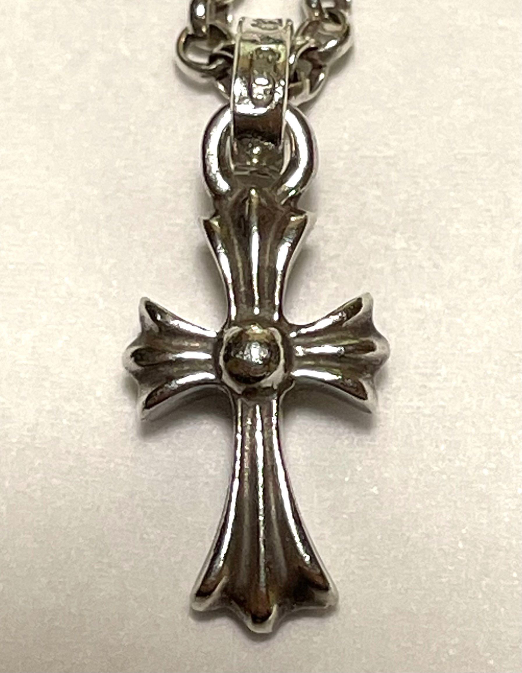 Chrome Hearts CH Cross Baby Fat Charm "Silver"
