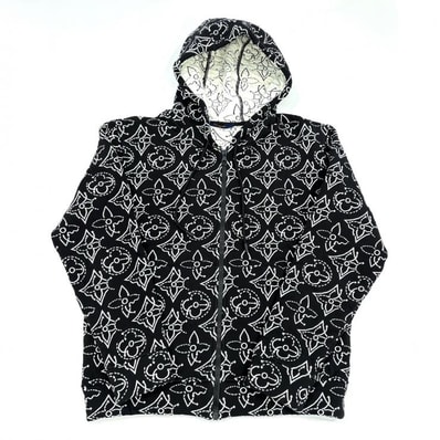 LOUIS VUITTON LV×NBA ストゥラティージクフラワー キルテッドフーディ #S 2021年秋冬 イタリア製 鑑定済み 正規品 ルイ・ヴィトン