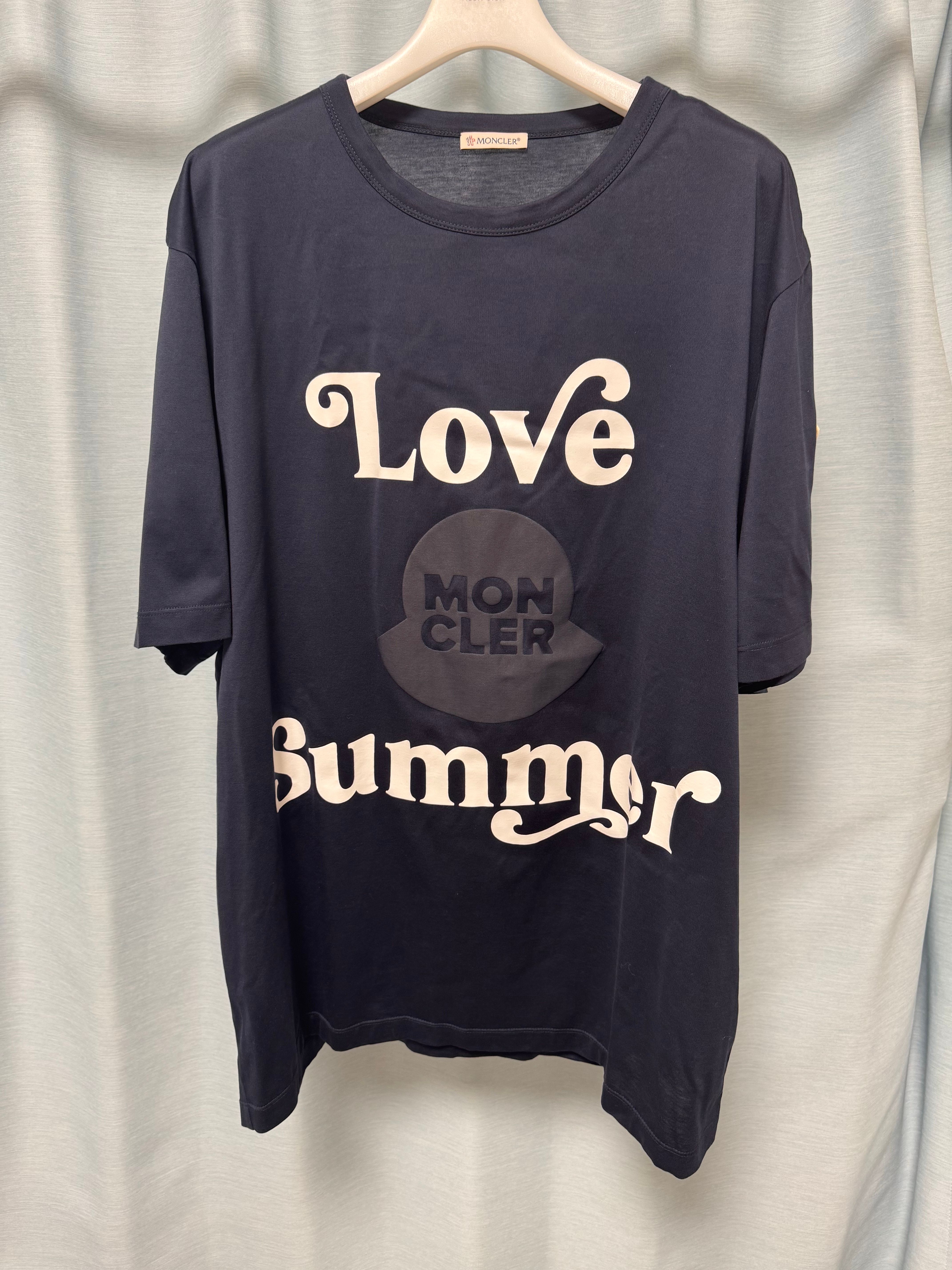 Moncler モンクレール 半袖 Tシャツ love summer 