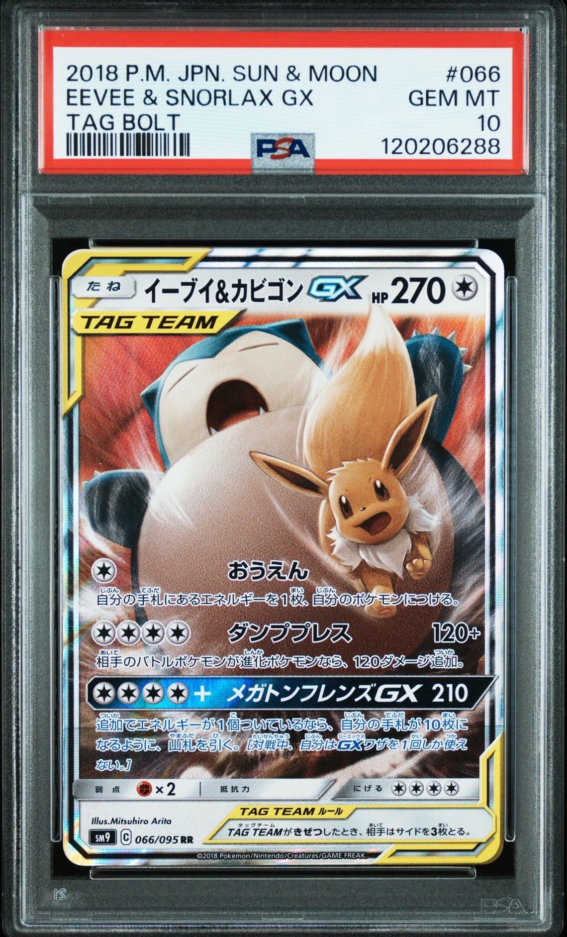 イーブイ&カビゴンGX RR [SM9 066/095](拡張パック「タッグボルト」)