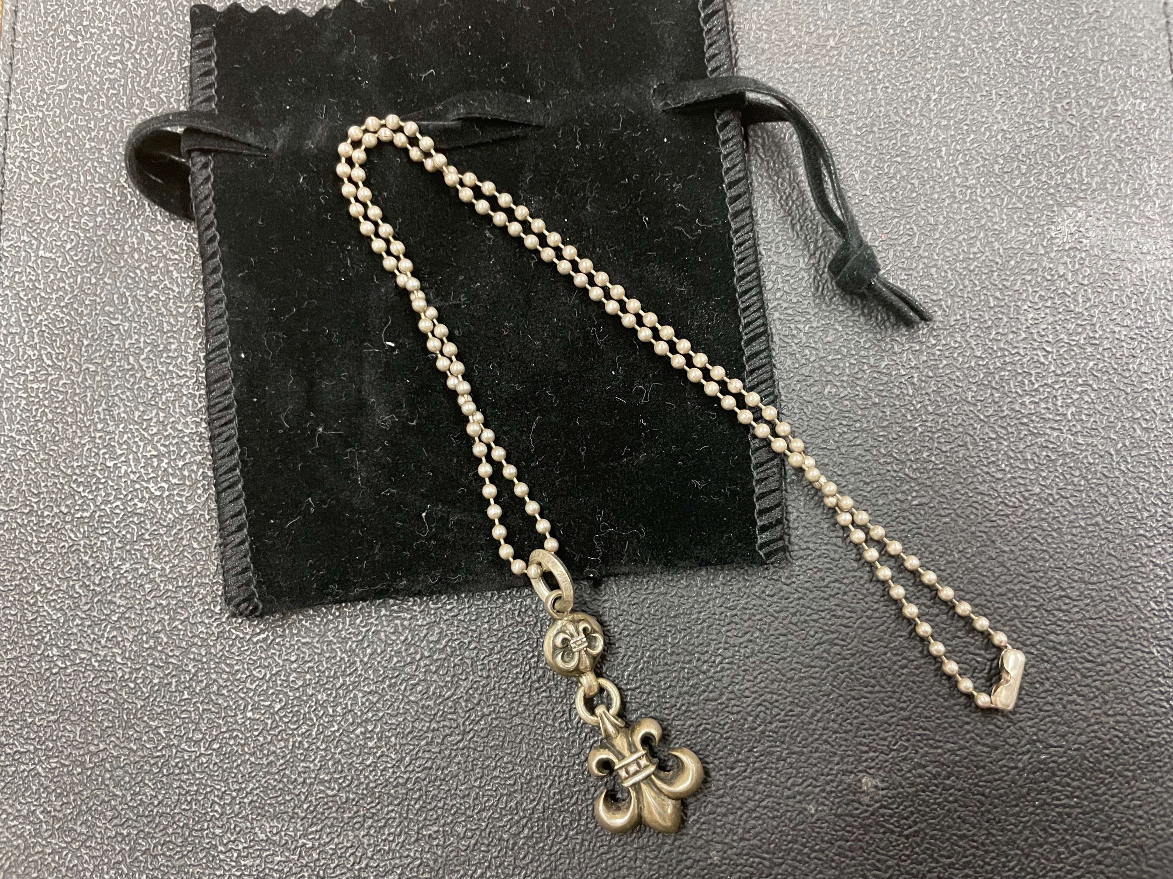 Chrome Hearts 1 Ball BS Flare Charm "Silver"