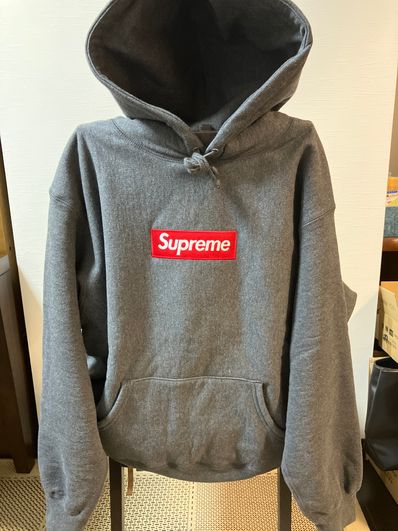 Supreme Box Logo Hooded Sweatshirt "Charcoal" (21FW)