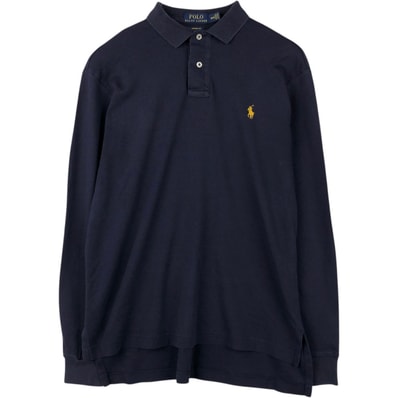 古着 ラルフローレン Ralph Lauren POLO RALPH LAUREN CUSTOM FIT 長袖 ポロシャツ メンズM相当/eaa667152