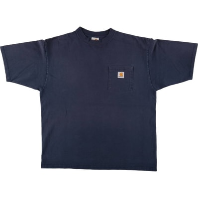 古着 カーハート Carhartt 半袖 ワンポイントロゴポケットTシャツ メンズXL相当/eaa577598