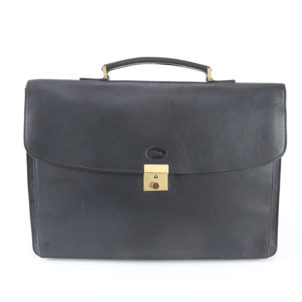 ■美品 ロンシャン ビジネス バッグ レザー