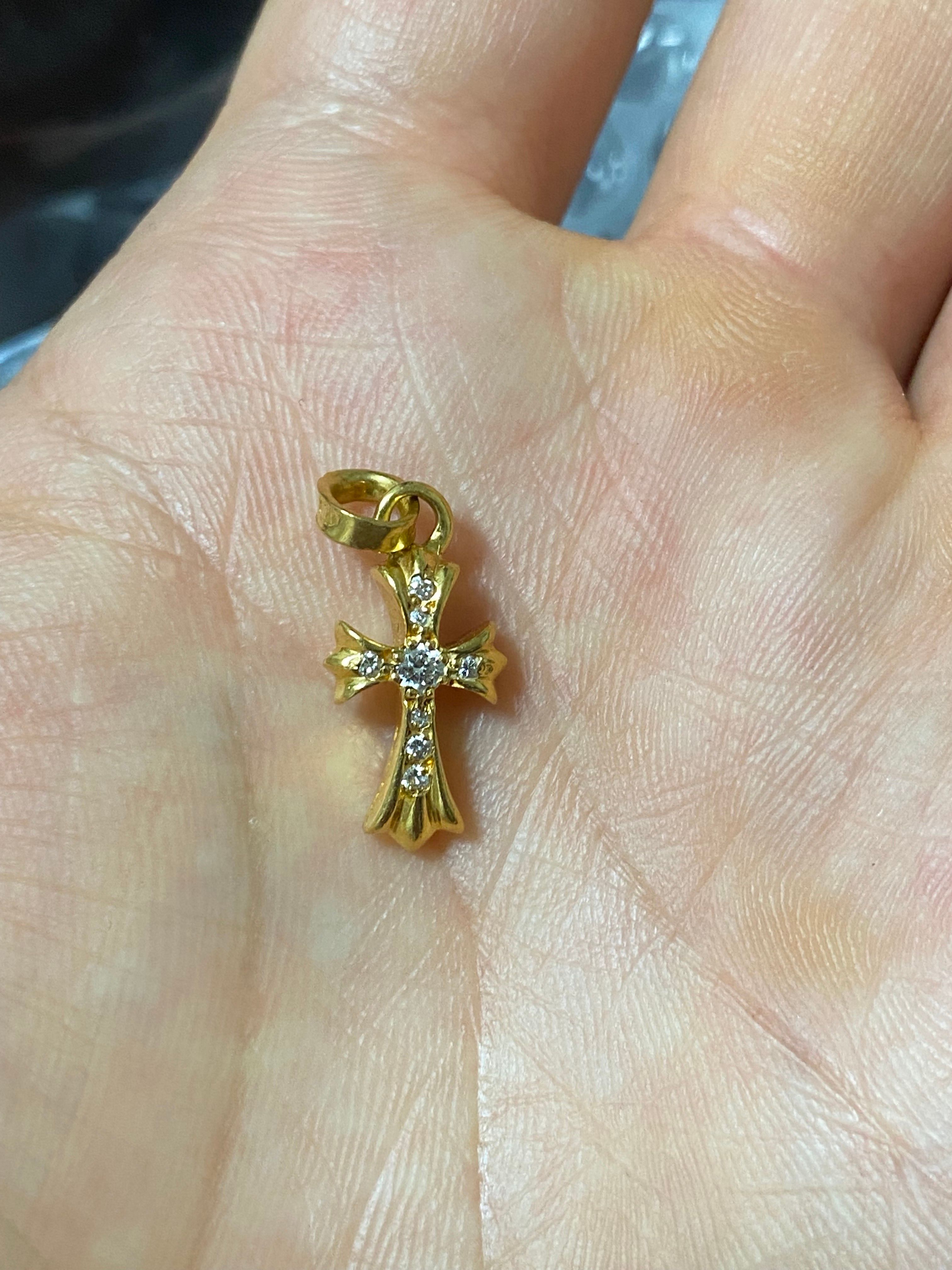 クロムハーツ 22k ベイビーファット アフターパヴェダイヤモンド