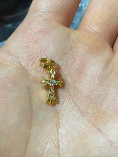 クロムハーツ 22k ベイビーファット アフターパヴェダイヤモンド