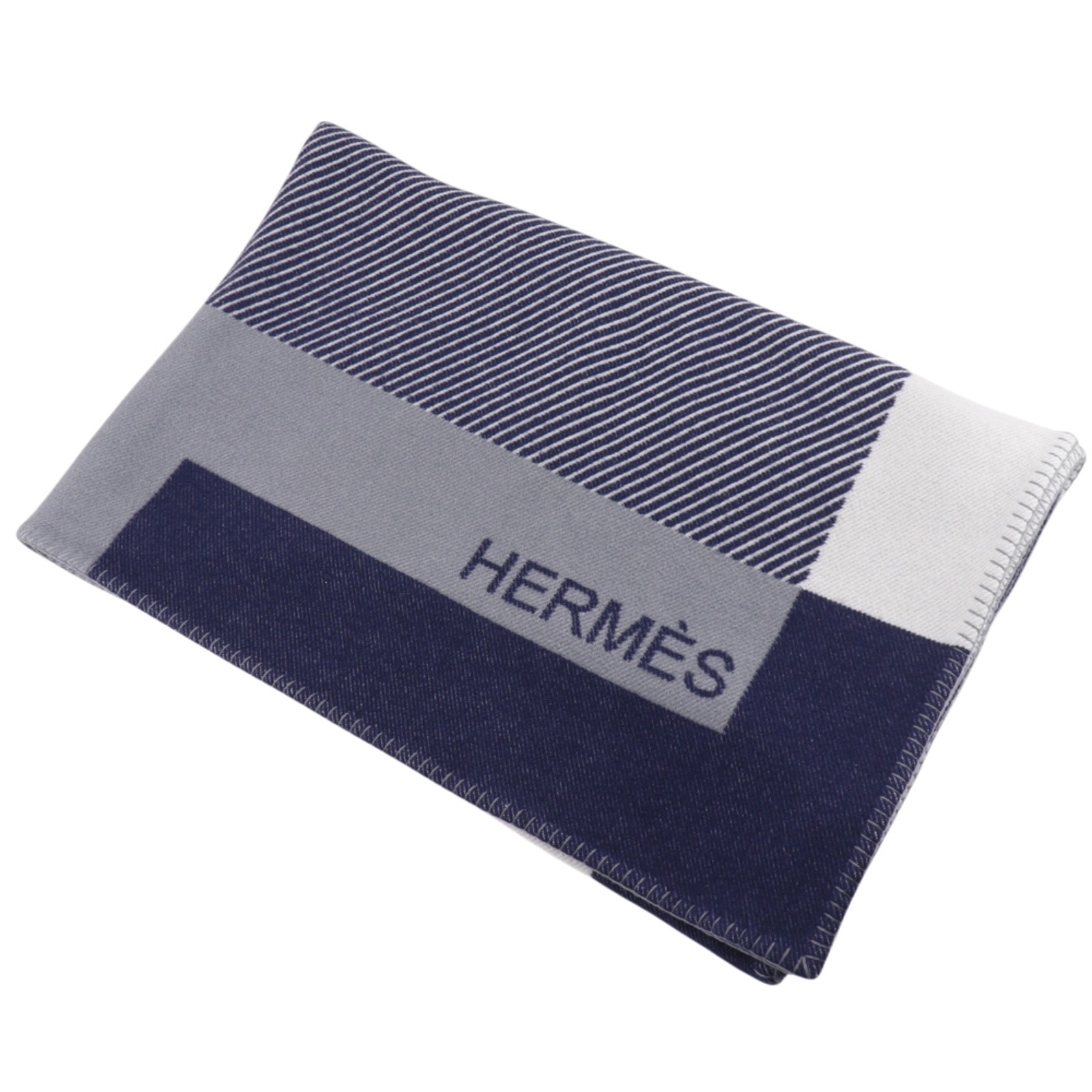 エルメス Hリヴィエラ 毛布 _ブランケット