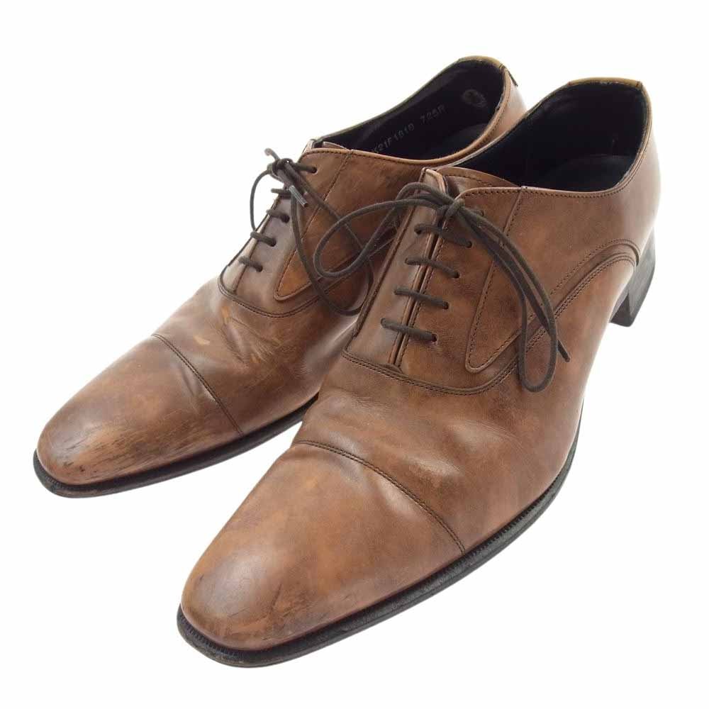 REGAL リーガル ドレスシューズ 725RAL ストレート チップ ビジネス シューズ ブラウン ブラウン系 25cm【中古】