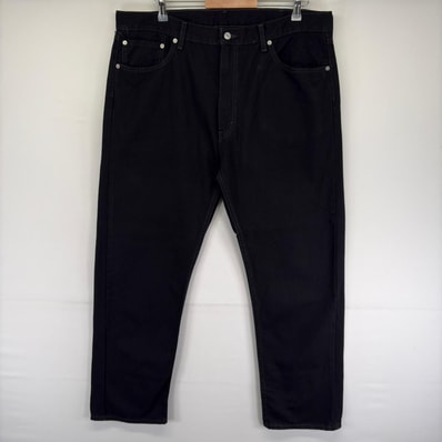 古着 リーバイス Levi's デニム パンツ 505 5ポケット 大きいサイズ ストレート ジーパン ジーンズ w40 L30 ブラック系 メンズ