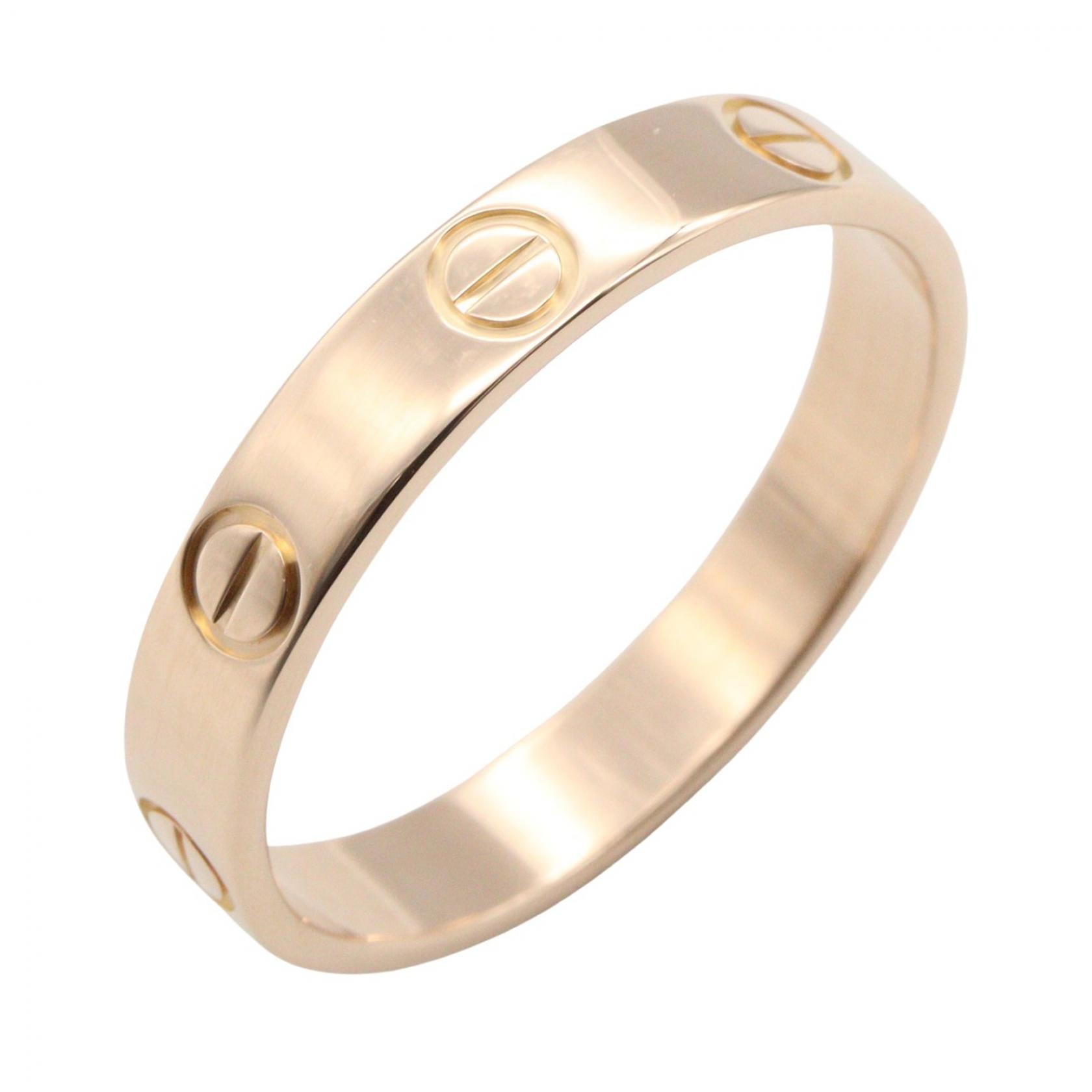 カルティエ CARTIER ミニラブリング リング・指輪 ジュエリー K18PG(ピンクゴールド) メンズ レディース ゴールド系 【中古】
