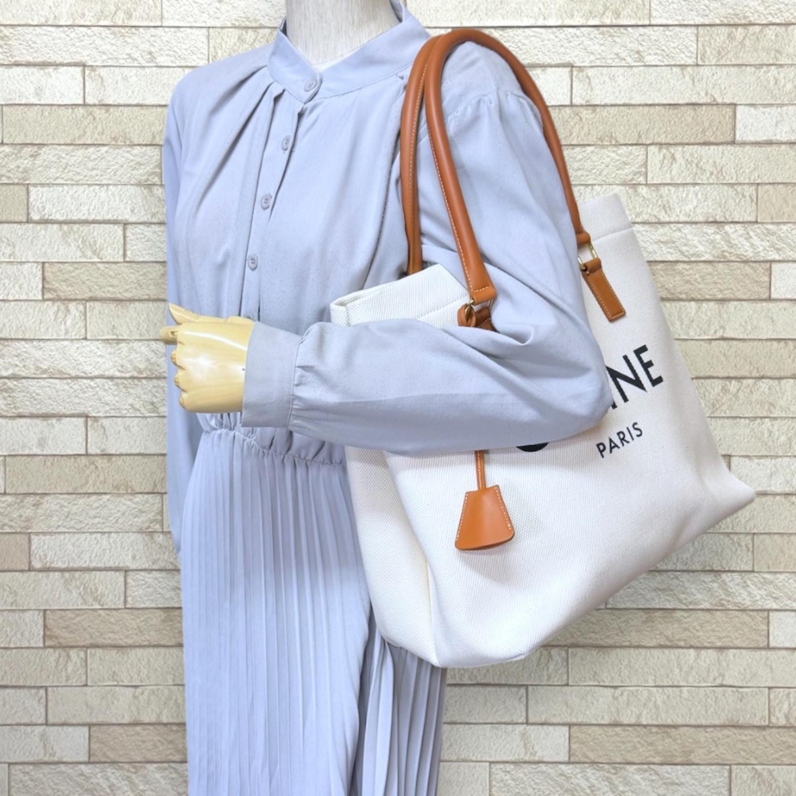 B (目立った傷や汚れなし)】セリーヌ ホリゾンタルカバ トートバッグ