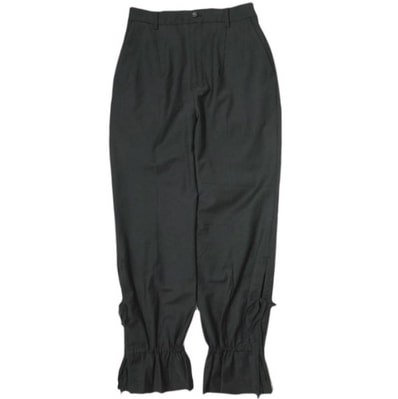 RBS Ray BEAMS アールビーエス レイビームス 21AW サイドヘムリボンパンツ 61-23-0822-462 1 BLACK スラックス ボトムス g20666