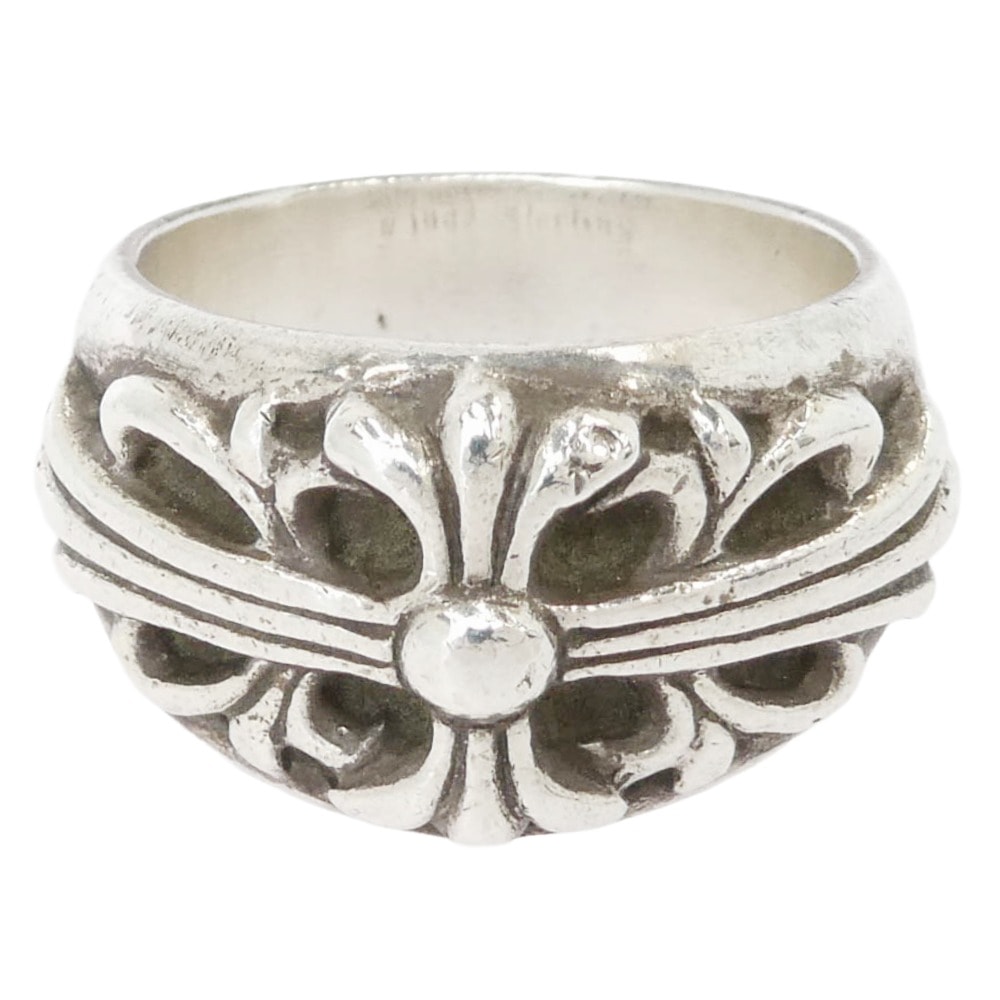 Chrome Hearts Floral Cross Ring "Silver"