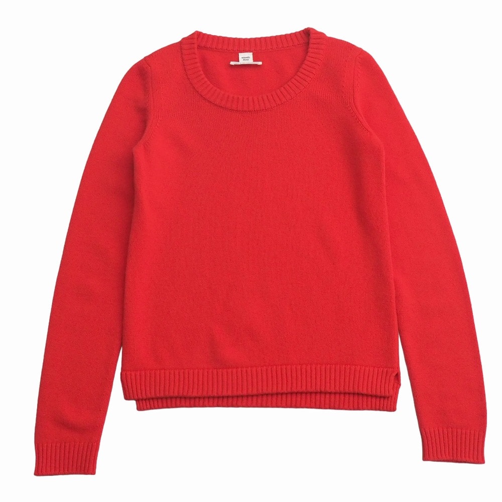 ■美品■HERMES エルメス ニット サイズ34 総カシミヤ 長袖セーター 英国製 ブランド古着【中古】20260615/RA9836
