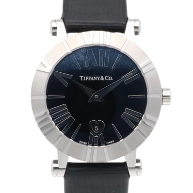 ティファニー アトラス 腕時計 時計 ステンレススチール Z1300.11.11A10A41A クオーツ オーバーホール済 ユニセックス 1年保証 TIFFANY&Co. 中古