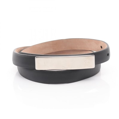 ディオール Dior ベルト 衣料品 レザー レディース ブラック系 【中古】