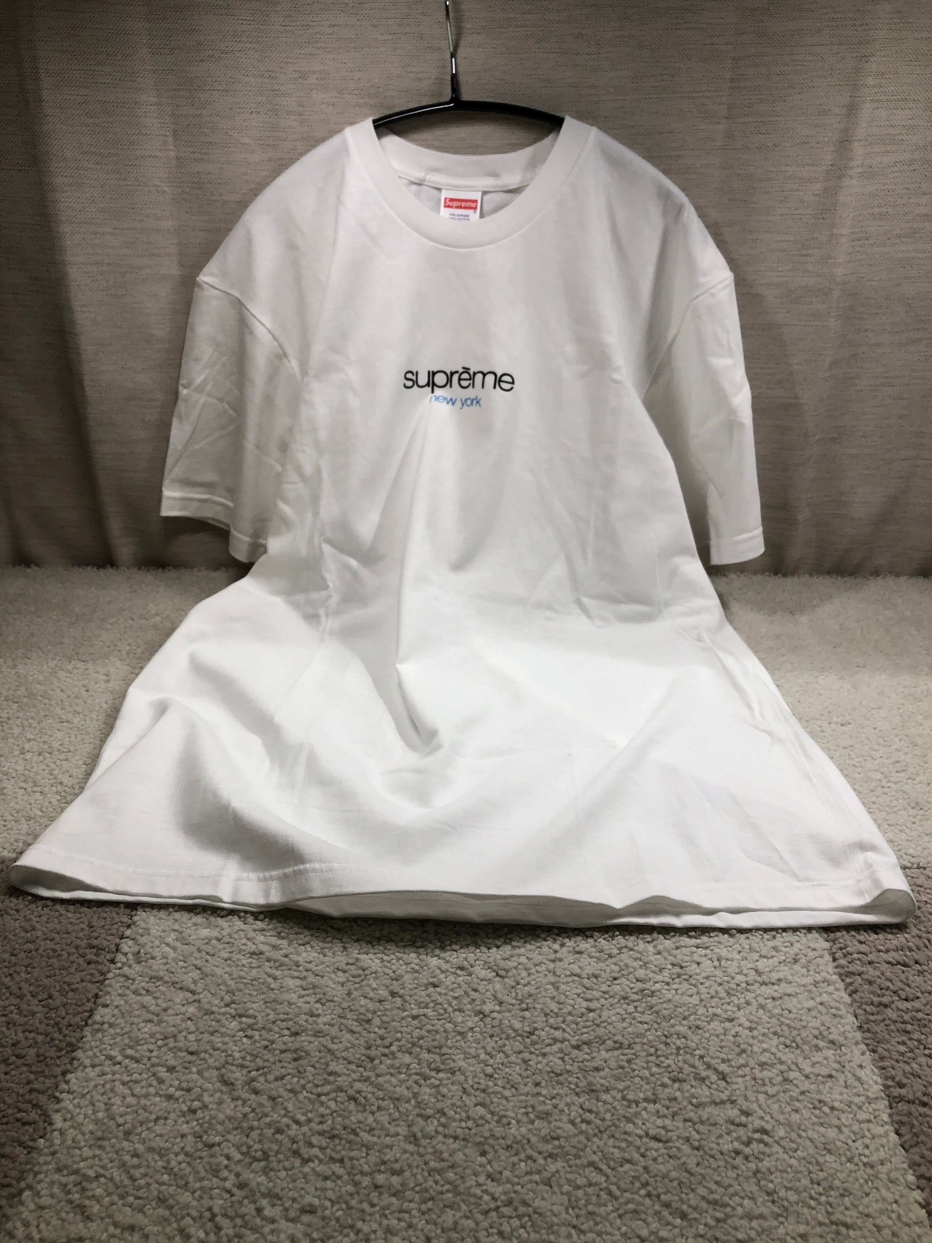 Supreme Classic Logo Tee "White"