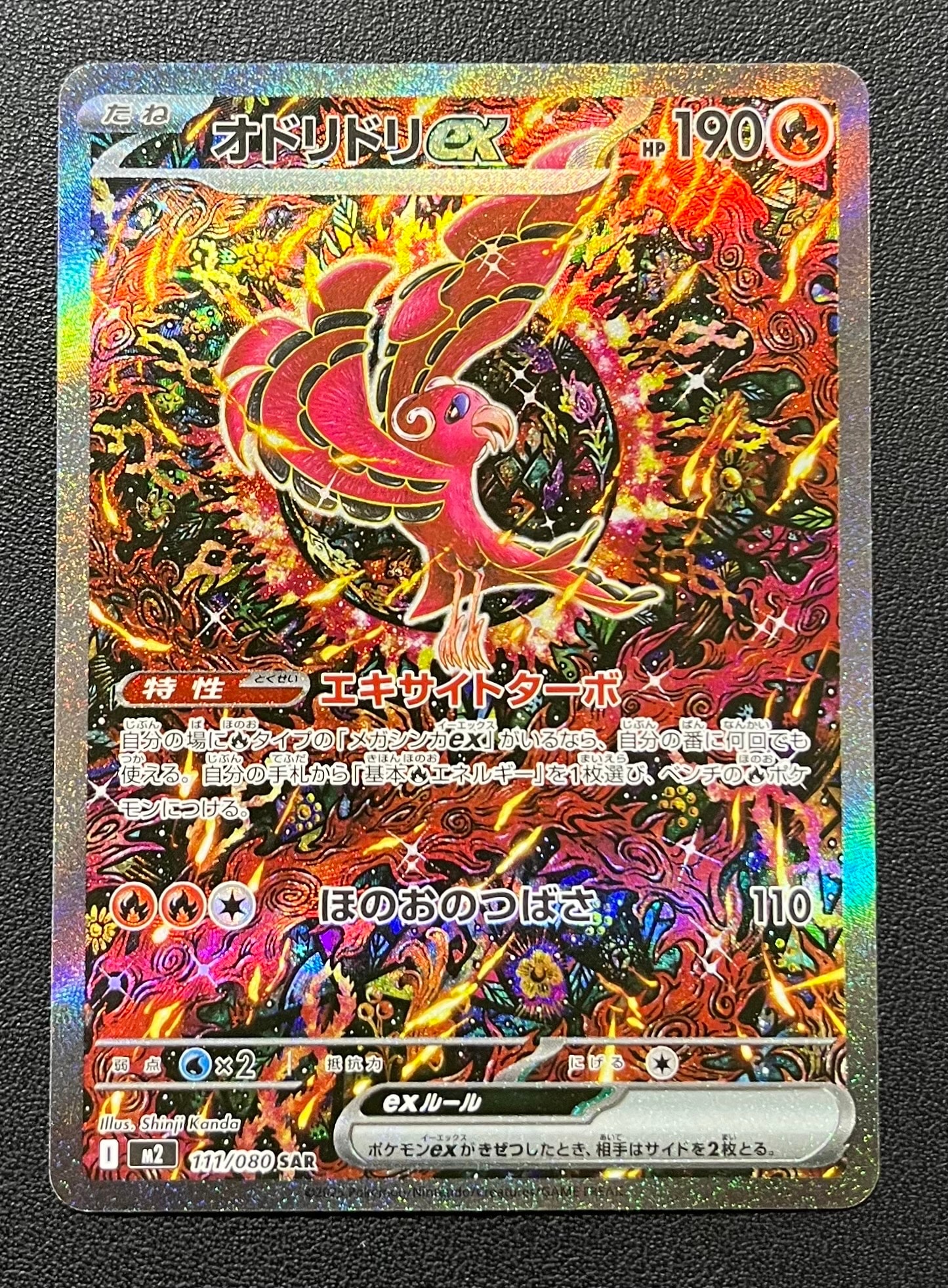 オドリドリex SAR [M2 111/080](拡張パック「インフェルノX」)