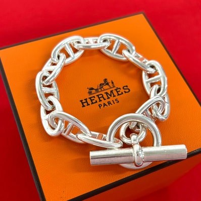 HERMES エルメス シェーヌダンクル GM 12コマ ブレスレット シルバー925 ブレスレット シルバー
482-9