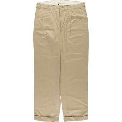 古着 ラルフローレン Ralph Lauren POLO by Ralph Lauren ツータック チノパンツ メンズw34相当/eaa419820