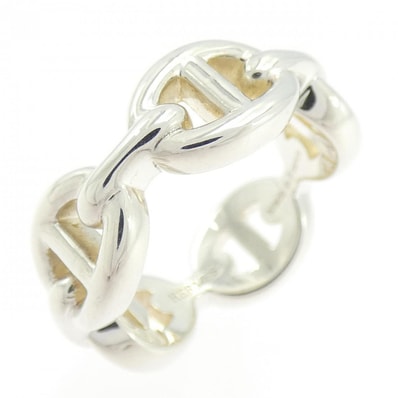 Hermes Chaine D'ancre Enchainee Ring PM "Silver"