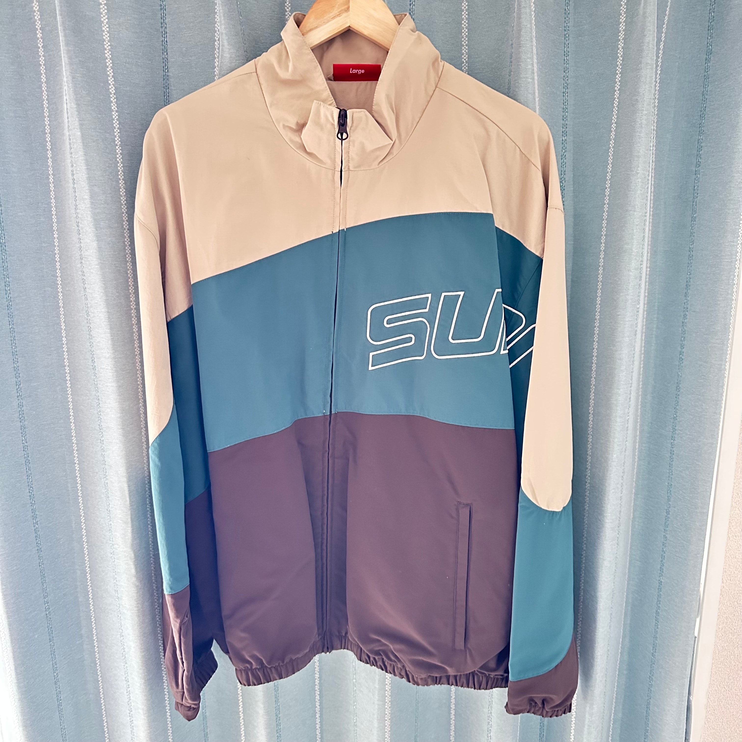 Supreme Curve Track Jacket "Brown"