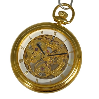 ORIENT オリエント 懐中時計 モンビジュ スケルトン 手巻き メンズ C1228