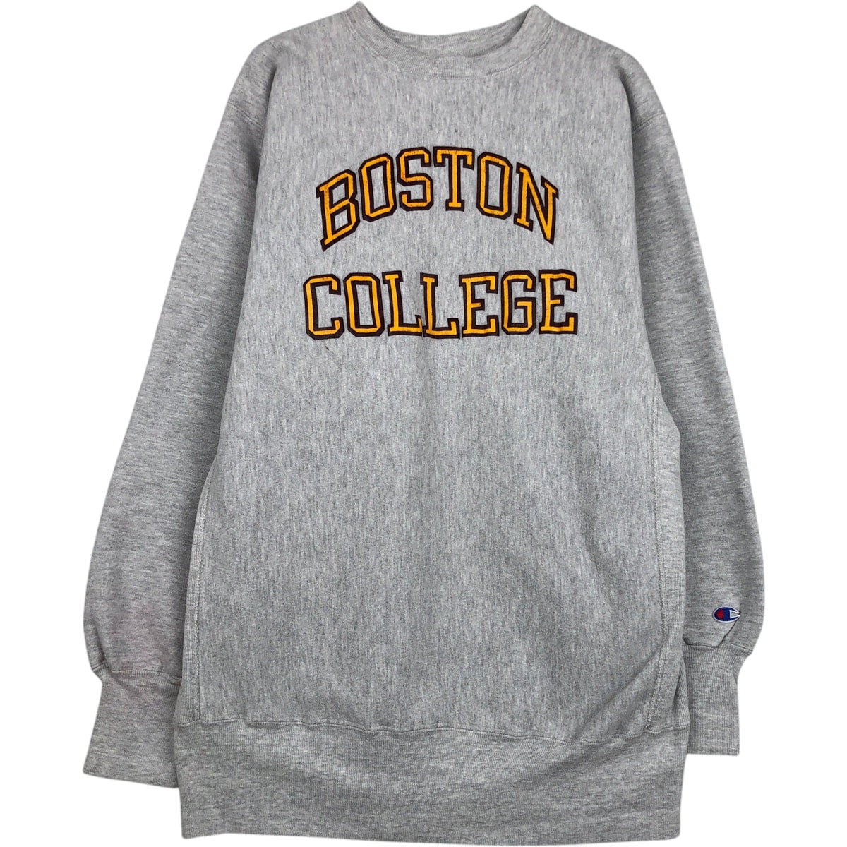 古着 90年代 チャンピオン Champion REVERSE WEAVE リバースウィーブ 刺繍タグ BOSTON ボストン大学 カレッジスウェットシャツ トレーナー USA製 メンズXXL相当 ヴィンテージ/eaa477385