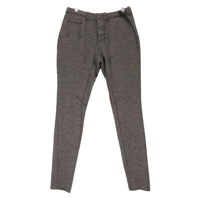 TAKAHIRO MIYASHITA The Soloist. タカヒロ ミヤシタ ザ ソロイスト. WOOL HERRINGBONE EAZY PANTS sg.0026 ウール ヘリンボーン イージー パンツ ブラウン ボトムス サイズ46