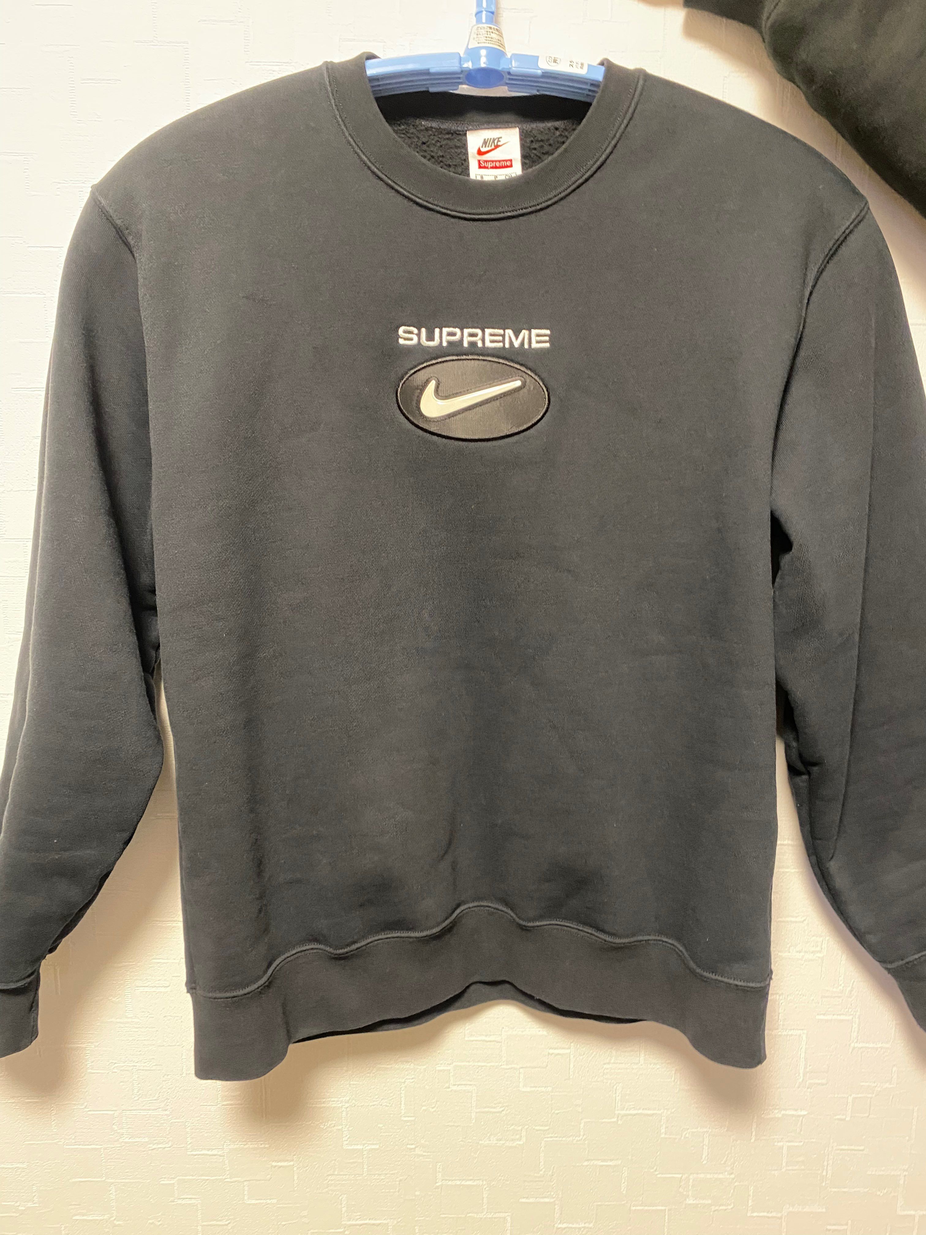 Supreme / Nike Jewel Crewneck "Black"