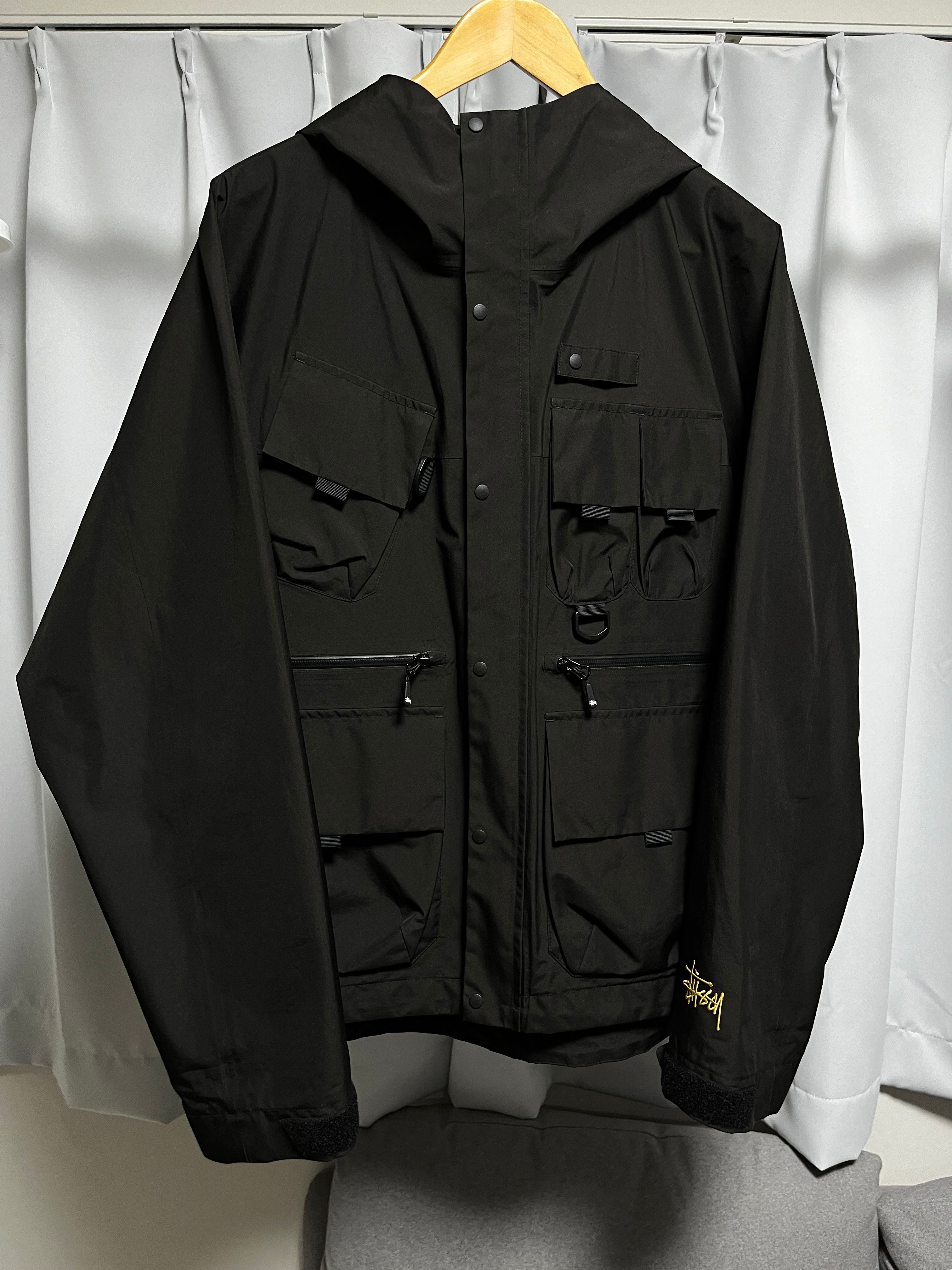 Stussy x GORE-TEX® WADING SHELL SOLID JACKET "Black"