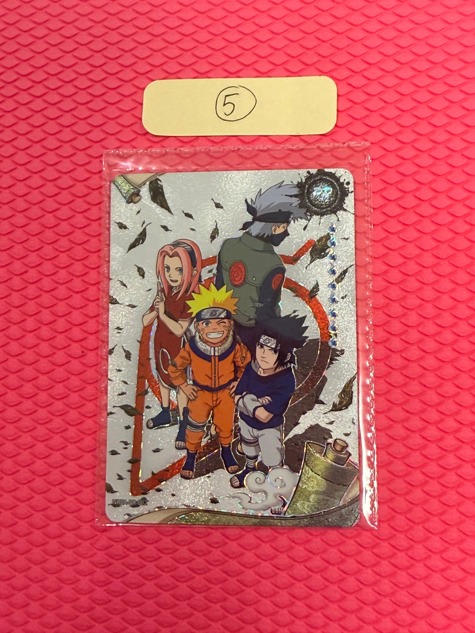 【絶版・希少・限定】NARUTO カードゲーム カカシ班　プロモーションカード カカシ班 PR [NREA-PR-002]【英語版】(ナルト カーユ プロモーション