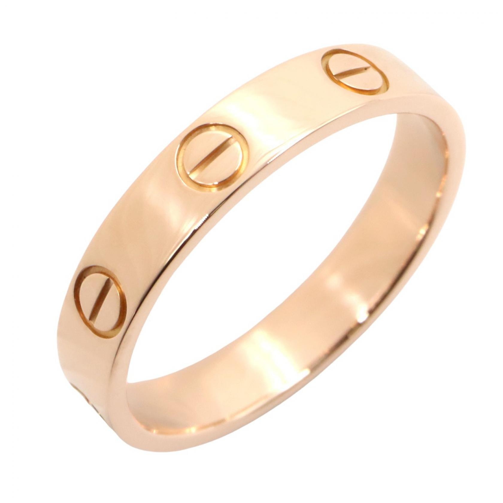 カルティエ CARTIER ミニラブリング リング・指輪 ジュエリー K18PG(ピンクゴールド) レディース ゴールド系 B4085200 【中古】
