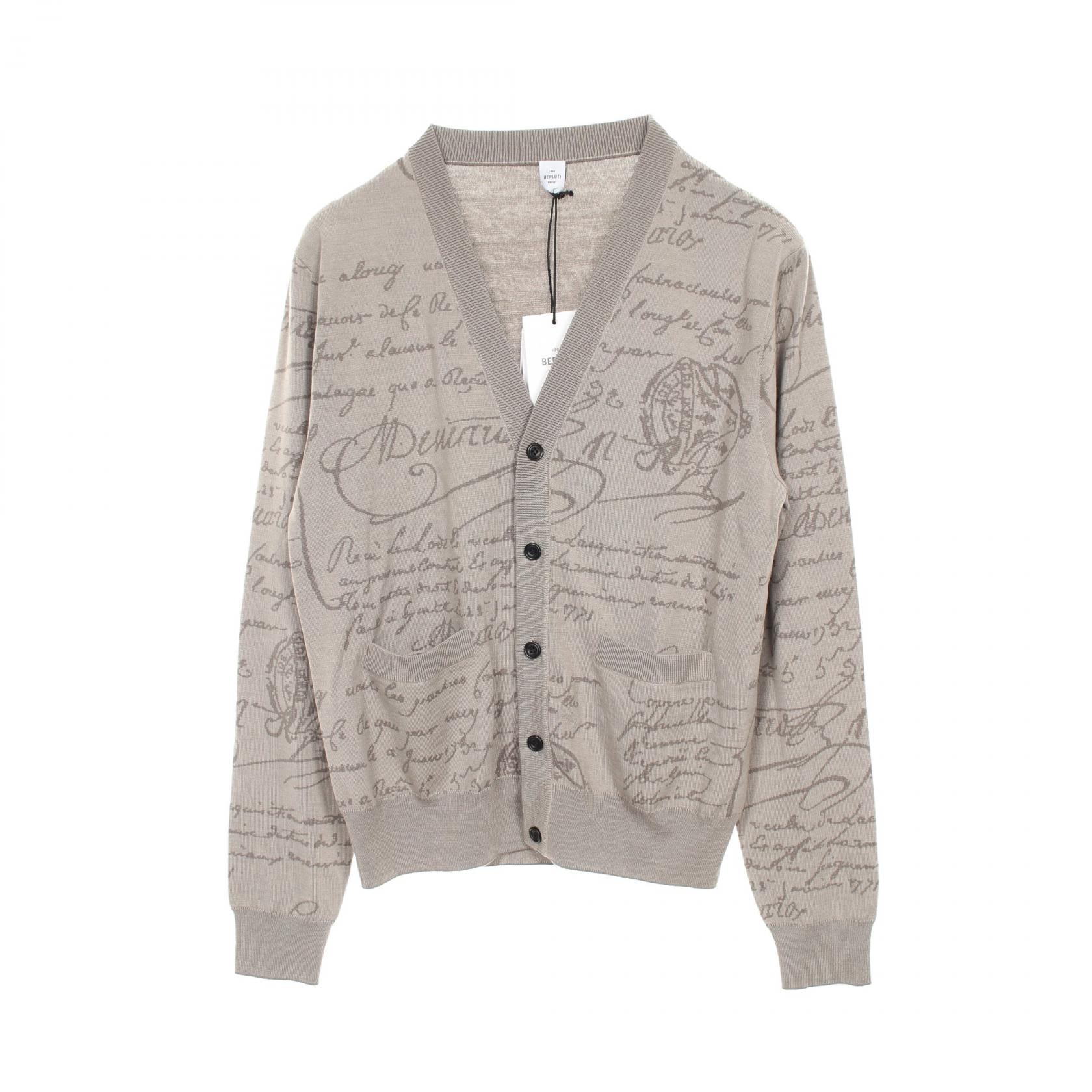 ベルルッティ Berluti カーディガン 衣料品 トップス ウール メンズ グレー系 【中古】