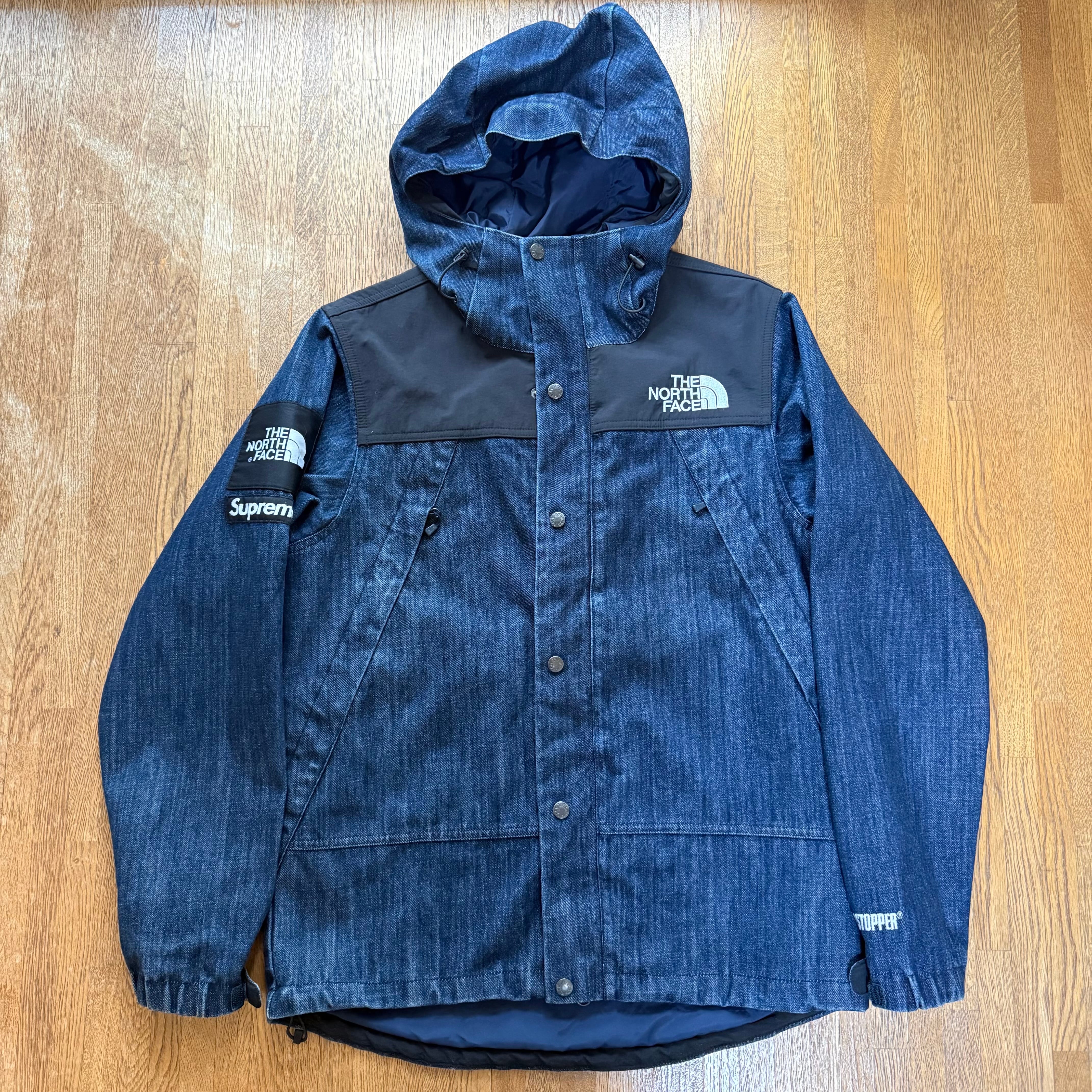 Supreme The North Face Denim Dot Shot Jacket "Denim"