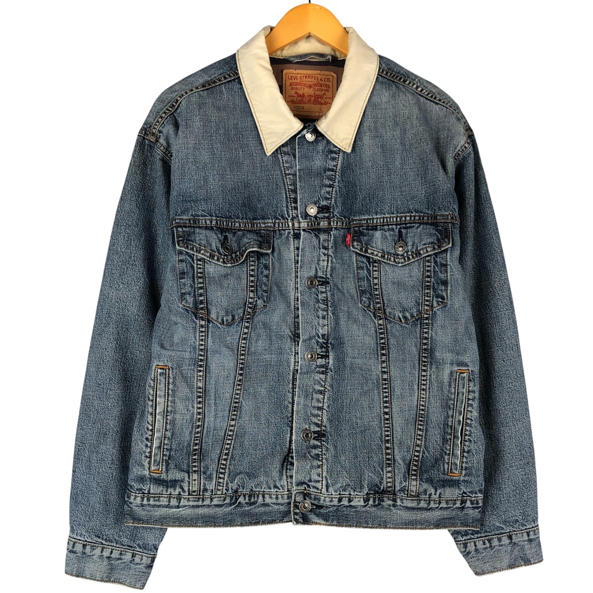 古着 リーバイス Levi's 70518 デニムジャケット Gジャン メンズL相当/eaa603055