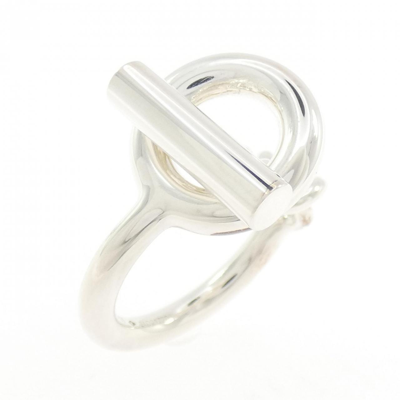 Hermes Croisette Ring GM Large Model "Silver"