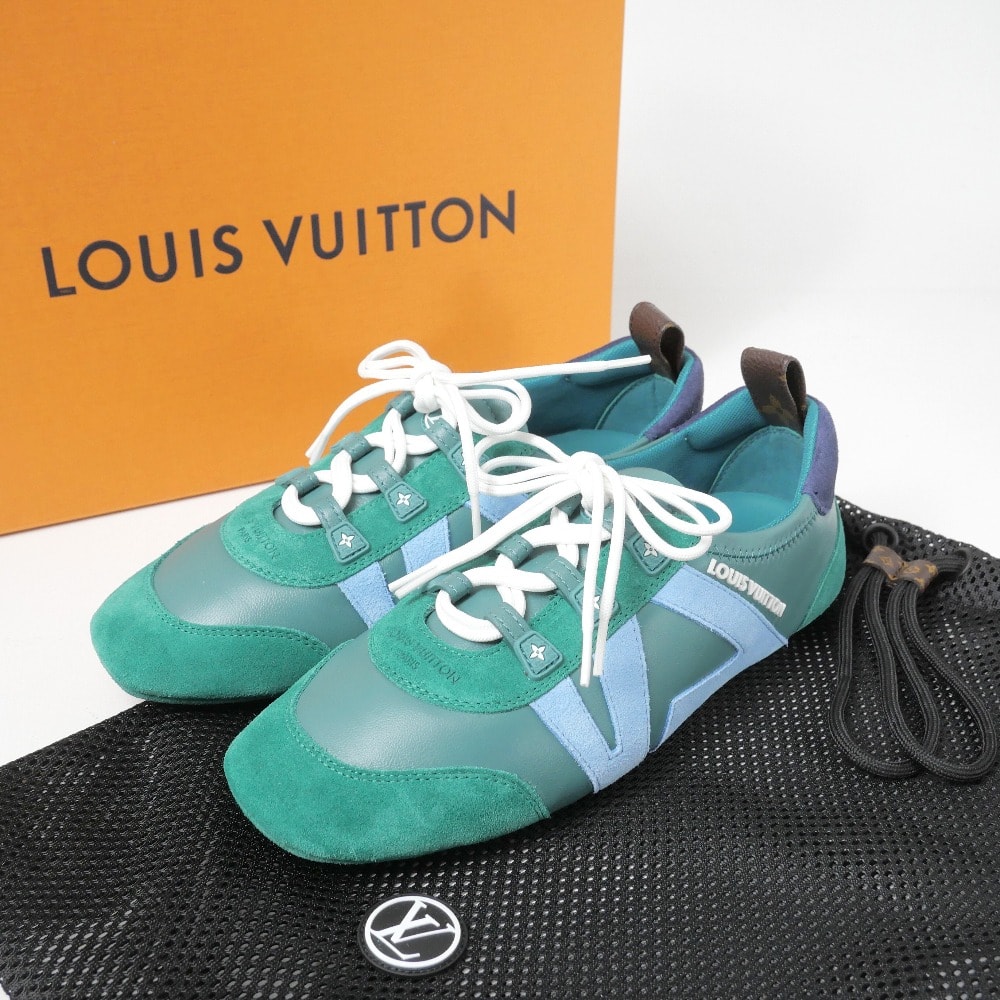■美品■2025年製■LOUIS VUITTON ルイ・ヴィトン LV スニーカリーナ スニーカー サイズ35 靴 イタリア製 ブランド古着【中古】20260619/RA9714