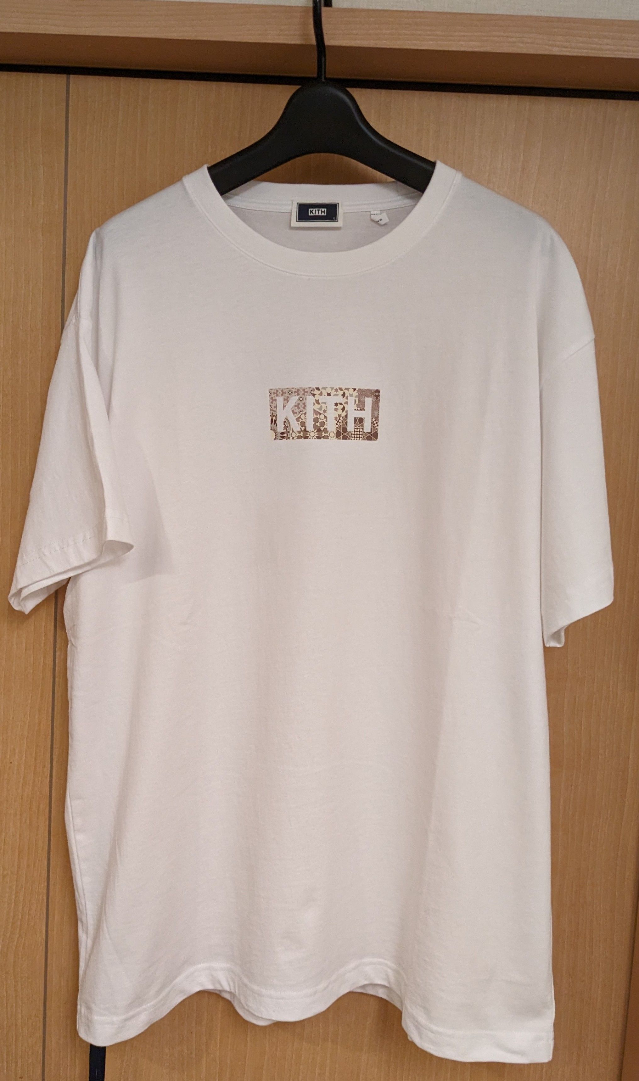 kith mauve title box  logo tee