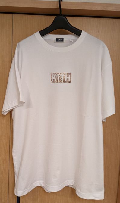 kith mauve title box logo tee