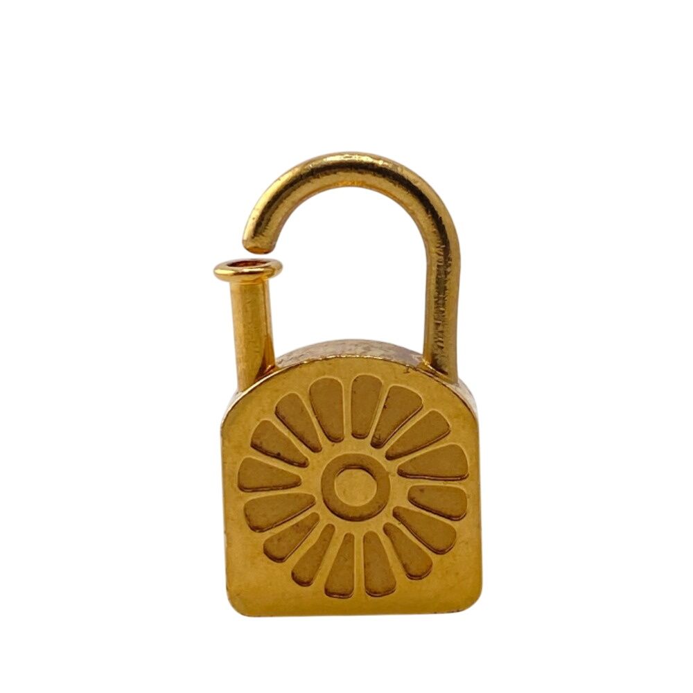 エルメス HERMES その他小物 カデナ カデナサンフラワーパドロックチャーム ヴィンテージチャーム ゴールド