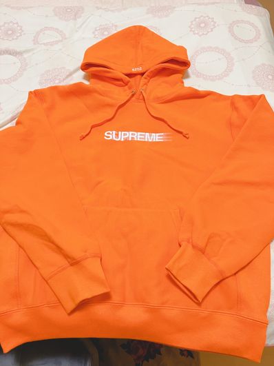 Supreme Motion Logo Hooded Sweatshirt "Orange" (23SS)