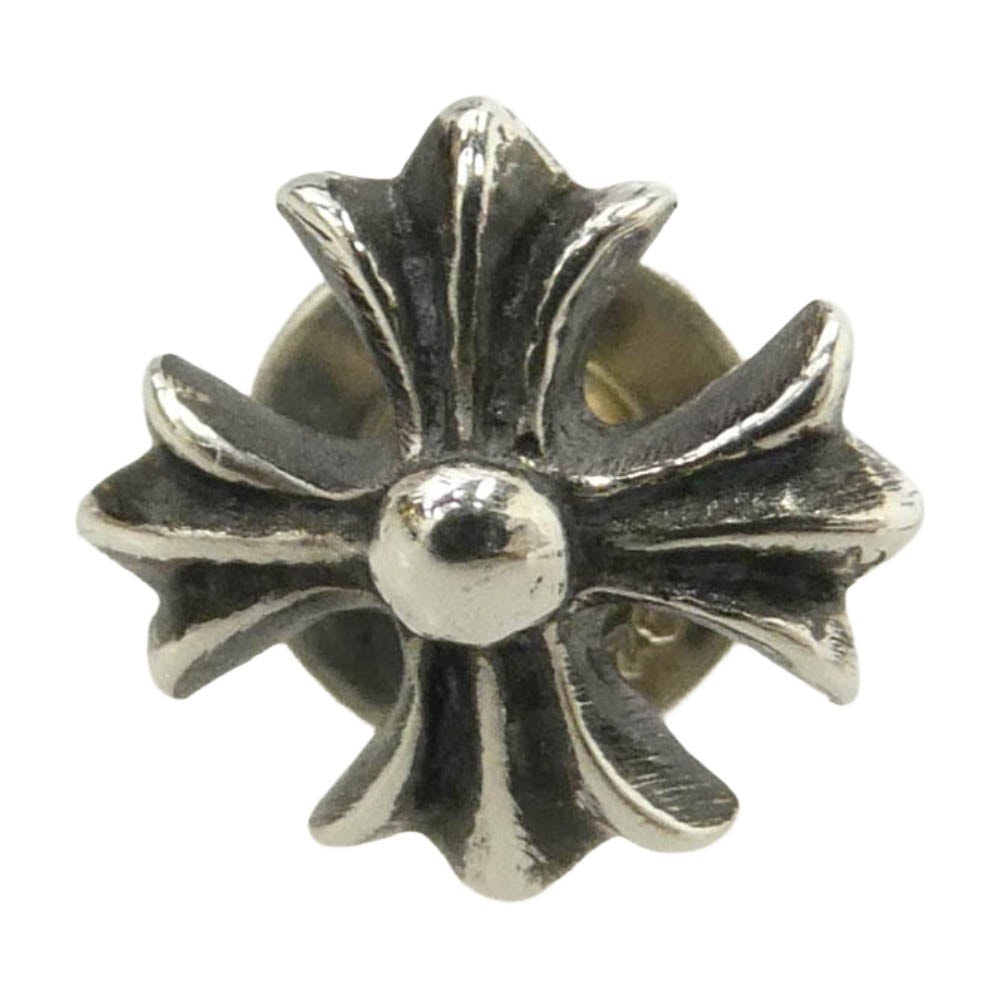 CHROME HEARTS クロムハーツ(原本無) 2025年購入レシート原本付属 No2 CH PLS STUD CHプラス スタッドピアス シルバー系【中古】