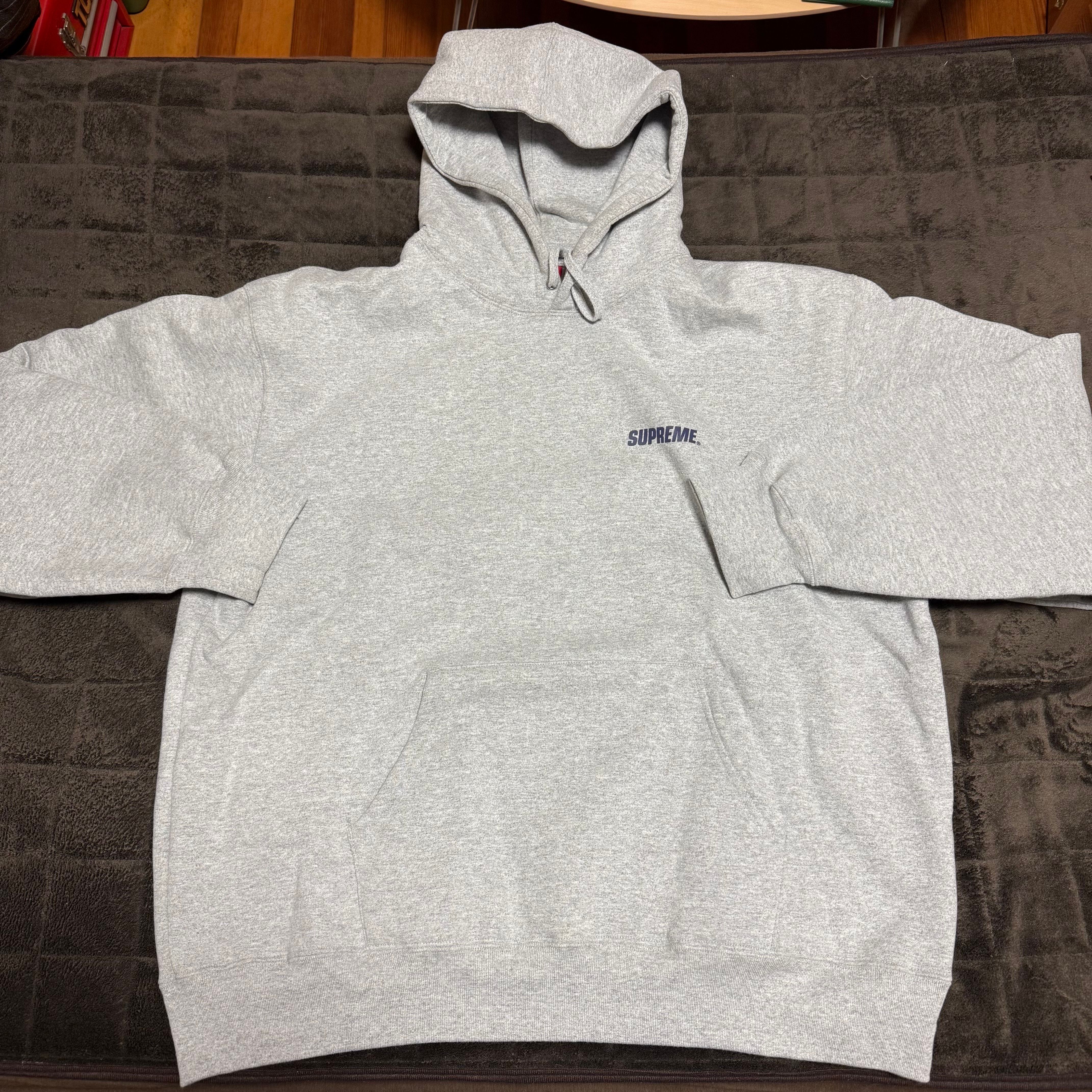 Supreme Crown Hooded Sweatshirt "Heather Grey"