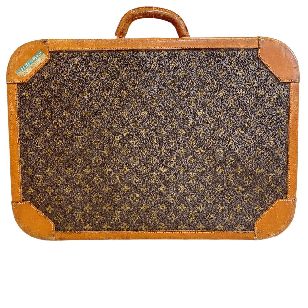ルイヴィトン LOUIS VUITTON キャリーバッグ モノグラム ストラトス60 ヴィンテージ スーツケース 旅行鞄 インテリア 暗証番号927 M23236 ブラウン
