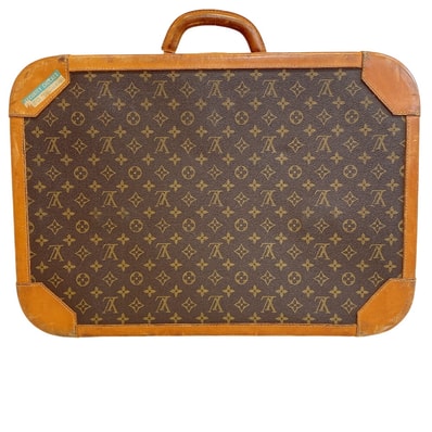 ルイヴィトン LOUIS VUITTON キャリーバッグ モノグラム ストラトス60 ヴィンテージ スーツケース 旅行鞄 インテリア 暗証番号927 M23236 ブラウン