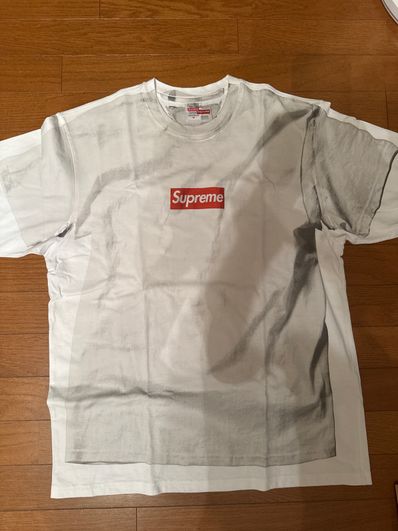 Supreme x MM6 Maison Margiela Box Logo Tee "White"