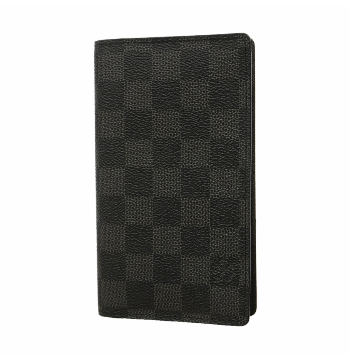 【6hf6281-k】ルイヴィトン 手帳カバー ダミエ・グラフィット アジェンダポッシュ R20975 ブラック グレー【中古】メンズ